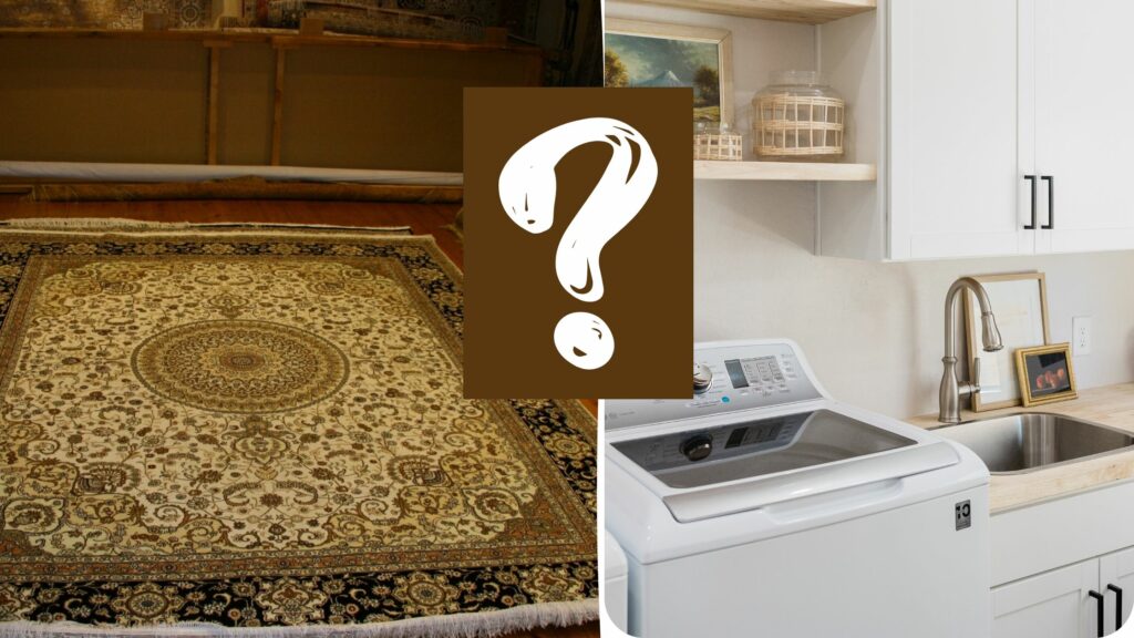 Can you put rugs in the washer or dryer