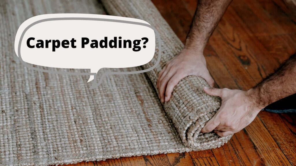 carpet padding under area rug
