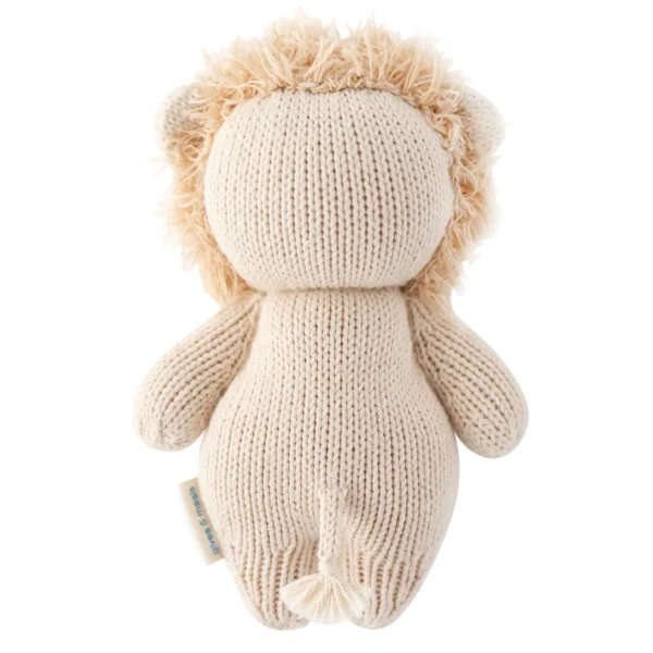 Leo the Gentle Lion – Handknit Keepsake Toy - Image 2
