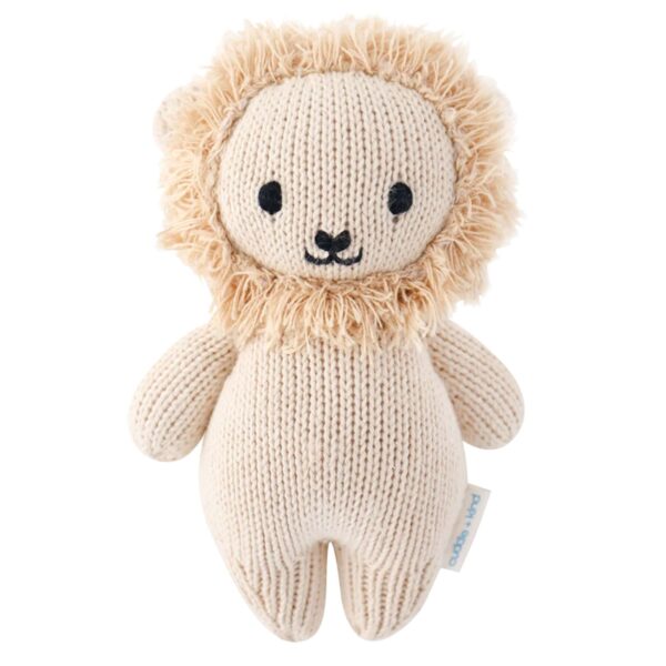 Leo the Gentle Lion – Handknit Keepsake Toy